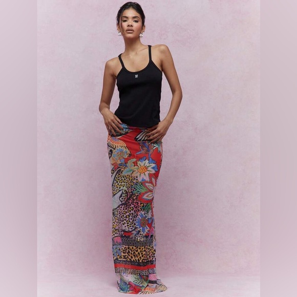 Missguided Dresses & Skirts - Missguided Tropical Jungle Maxi Skirt 🌿🌺 | NWT | Size M